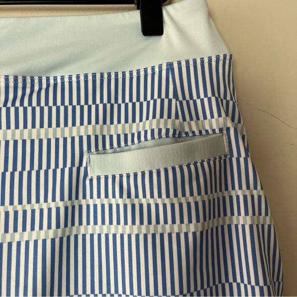 Puma White and Blue Striped Athletic Skort XS - Picture 2 of 13